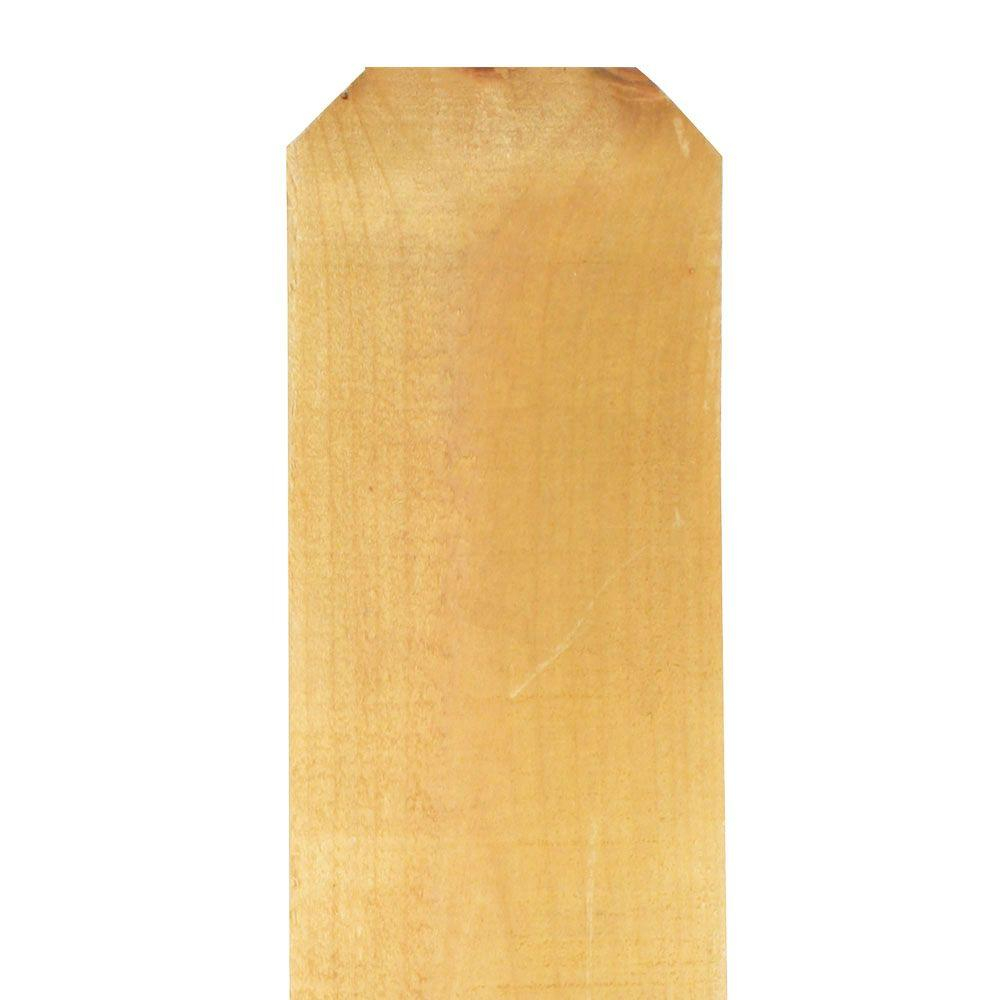 1 In X 6 In X 6 Ft Pressure Treated Pine Dog Ear Fence Picket for proportions 1000 X 1000