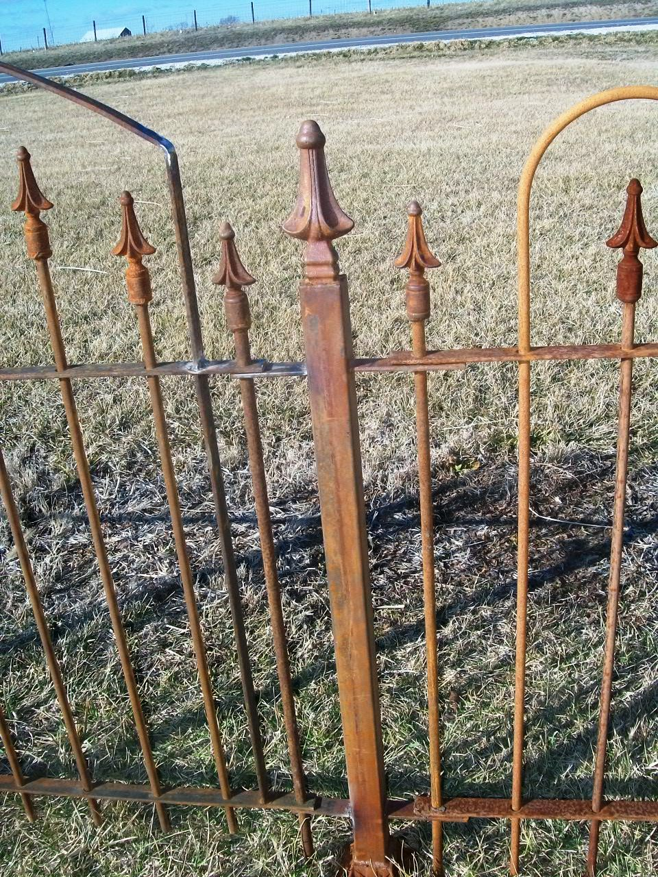 15 Square Wrought Iron Fence Post With Cast Iron Finial for proportions 960 X 1280