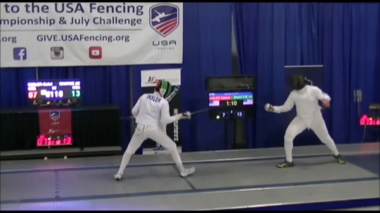 2017 Usa Fencing National Championships Division Iii Mens Epee Gold inside proportions 1280 X 720