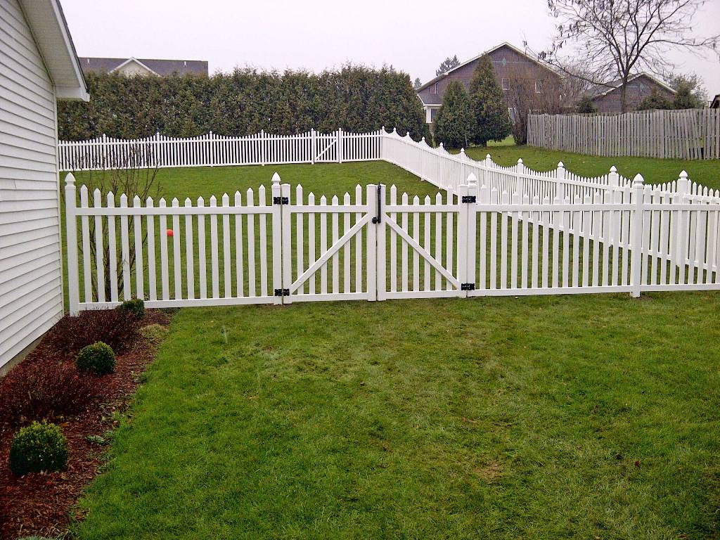 3 Foot High Vinyl Picket Fence Peiranos Fences Durable Vinyl with measurements 1024 X 768