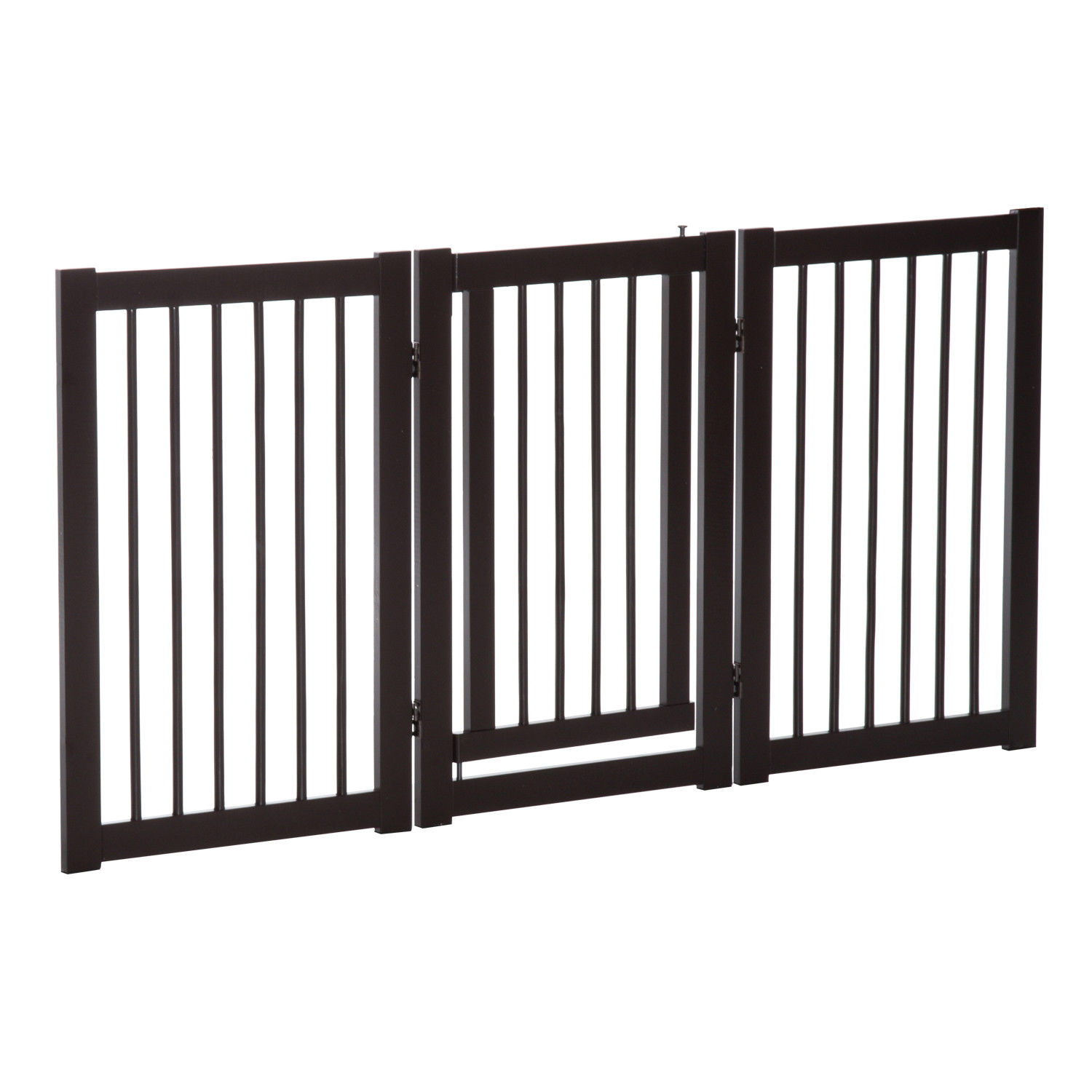 30 Panel Wooden Folding Indoor Pet Dog Gate Freestanding Safety intended for size 1500 X 1500