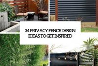 34 Privacy Fence Design Ideas To Get Inspired Digsdigs in measurements 735 X 1102