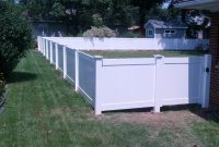 4 Ft White Vinyl Fencing Fences Ideas Inside 4 Foot Vinyl Privacy with regard to measurements 768 X 1024