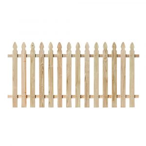4 Ft X 8 Ft Pressure Treated Pine Spaced French Gothic Fence Panel in sizing 1000 X 1000