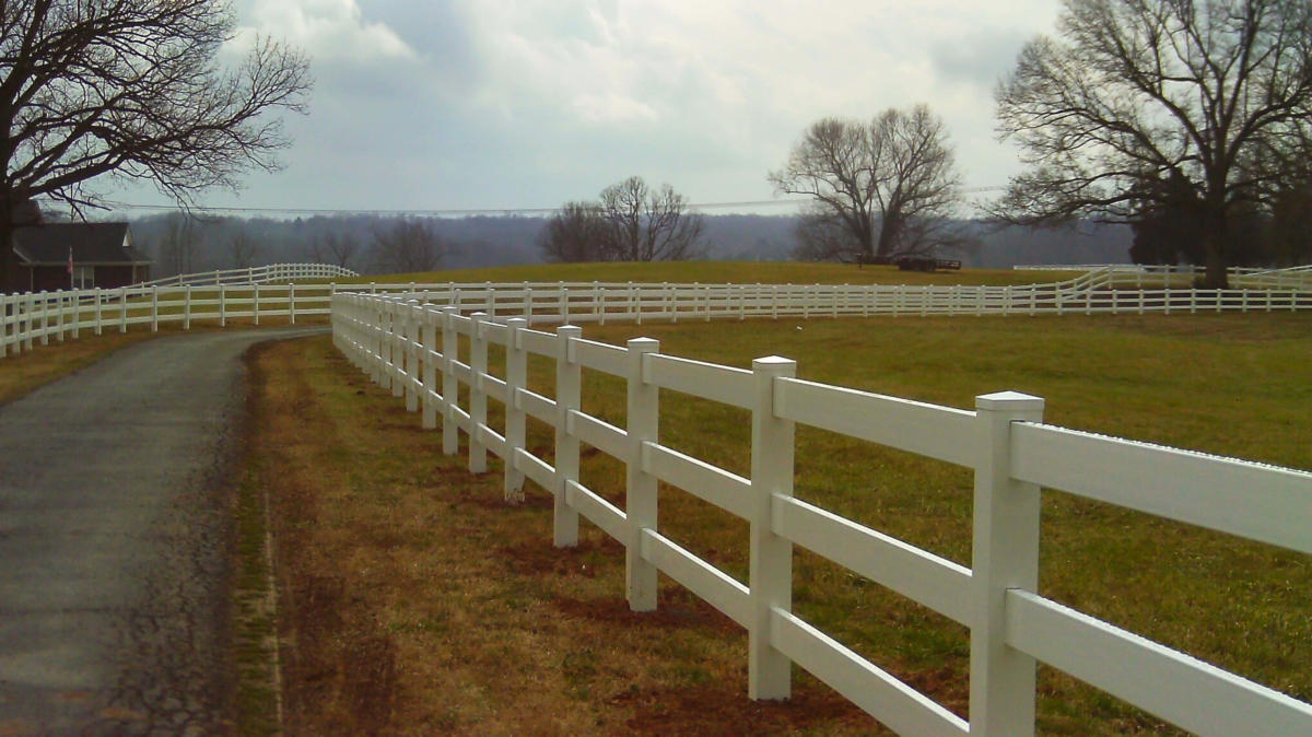 4 Or 3 Rail Ranch White Vinyl Fence Vinyl Horse Fencing Fence for measurements 1200 X 674