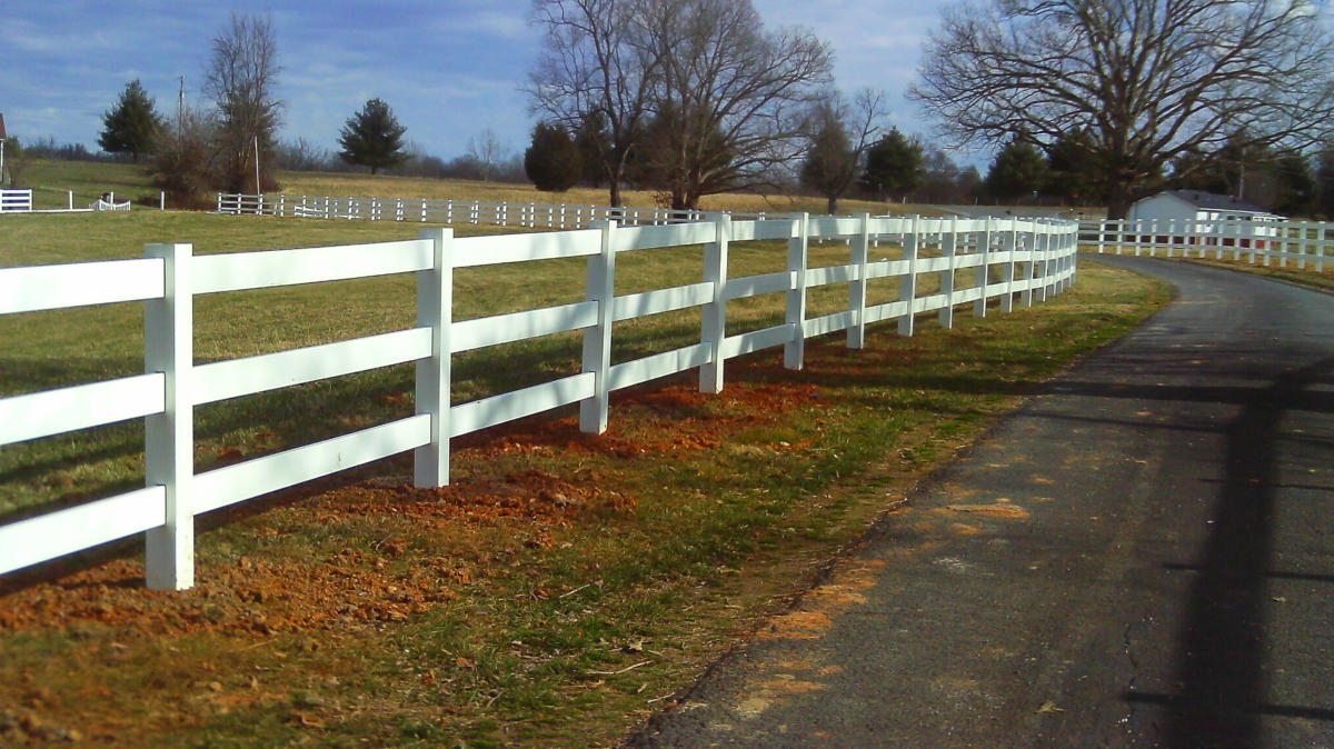 4 Or 3 Rail Ranch White Vinyl Fence Vinyl Horse Fencing Fence intended for dimensions 1200 X 674