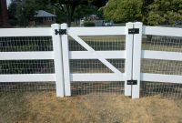 4 Rail Vinyl Fence Gate Fences Design pertaining to size 2592 X 1936