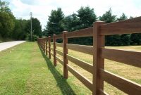 4 Rail Vinyl Ranch Fence Mocha Walnut Color Httpwwwwbaryfence with regard to proportions 3472 X 2604