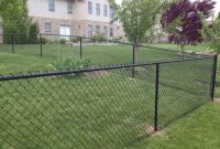 4 Tall Black Vinyl Chain Link Fence Affordable Fence Builders throughout proportions 1024 X 768