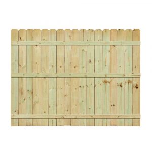 6 Ft H X 8 Ft W Pressure Treated Pine Dog Ear Fence Panel 158083 inside proportions 1000 X 1000