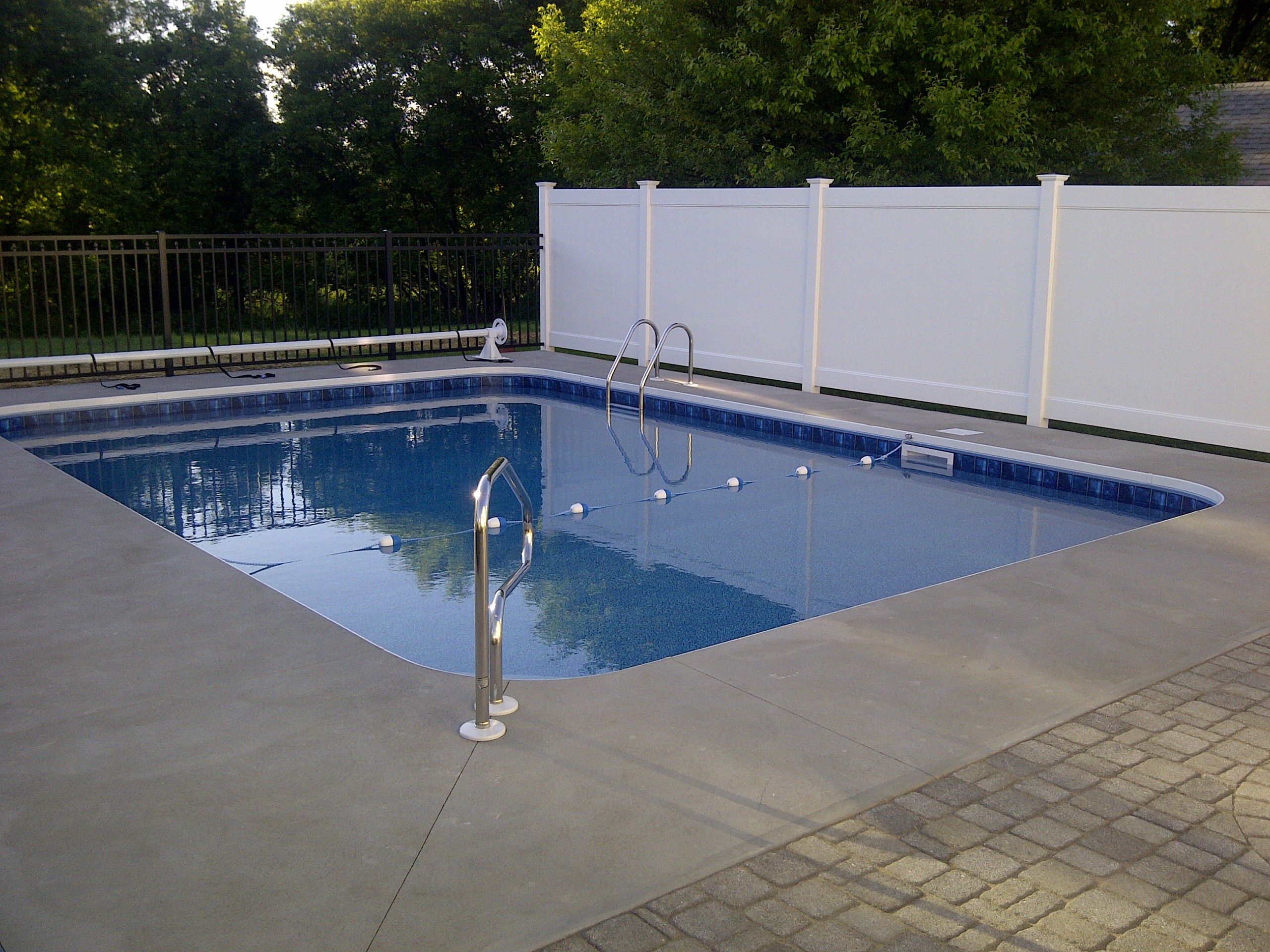 6 Ft Privacy Fence Pool Poly Enterprises within proportions 2560 X 1920