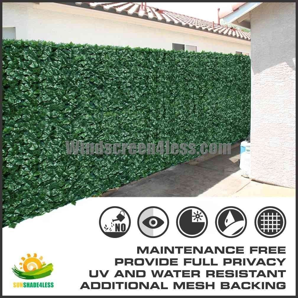 6 Tall Artificial Faux Ivy Leaf Privacy Fence Screen Decoration with regard to sizing 1008 X 1008