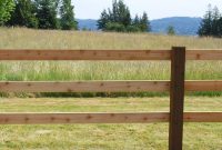 8 Three Rail Wood Fence Section within sizing 2100 X 1875