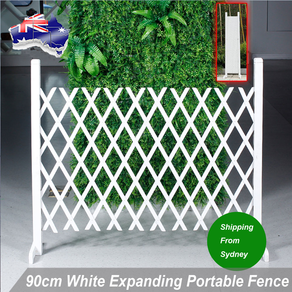 90cm Expandable Net Wooden Fence Wood Flower Ivy Wall Garden Wedding pertaining to dimensions 1000 X 1000