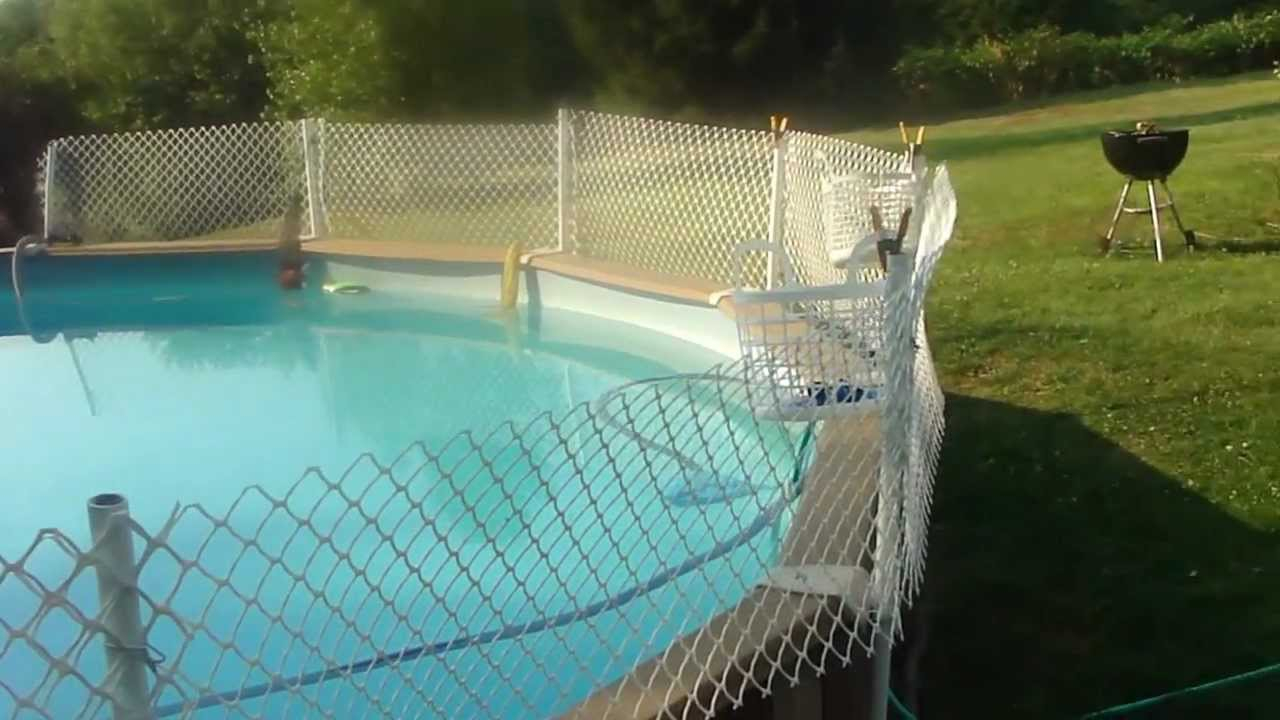 Above Ground Pool Fence Wilson Home Ideas Choosing Ideal Above inside proportions 1280 X 720