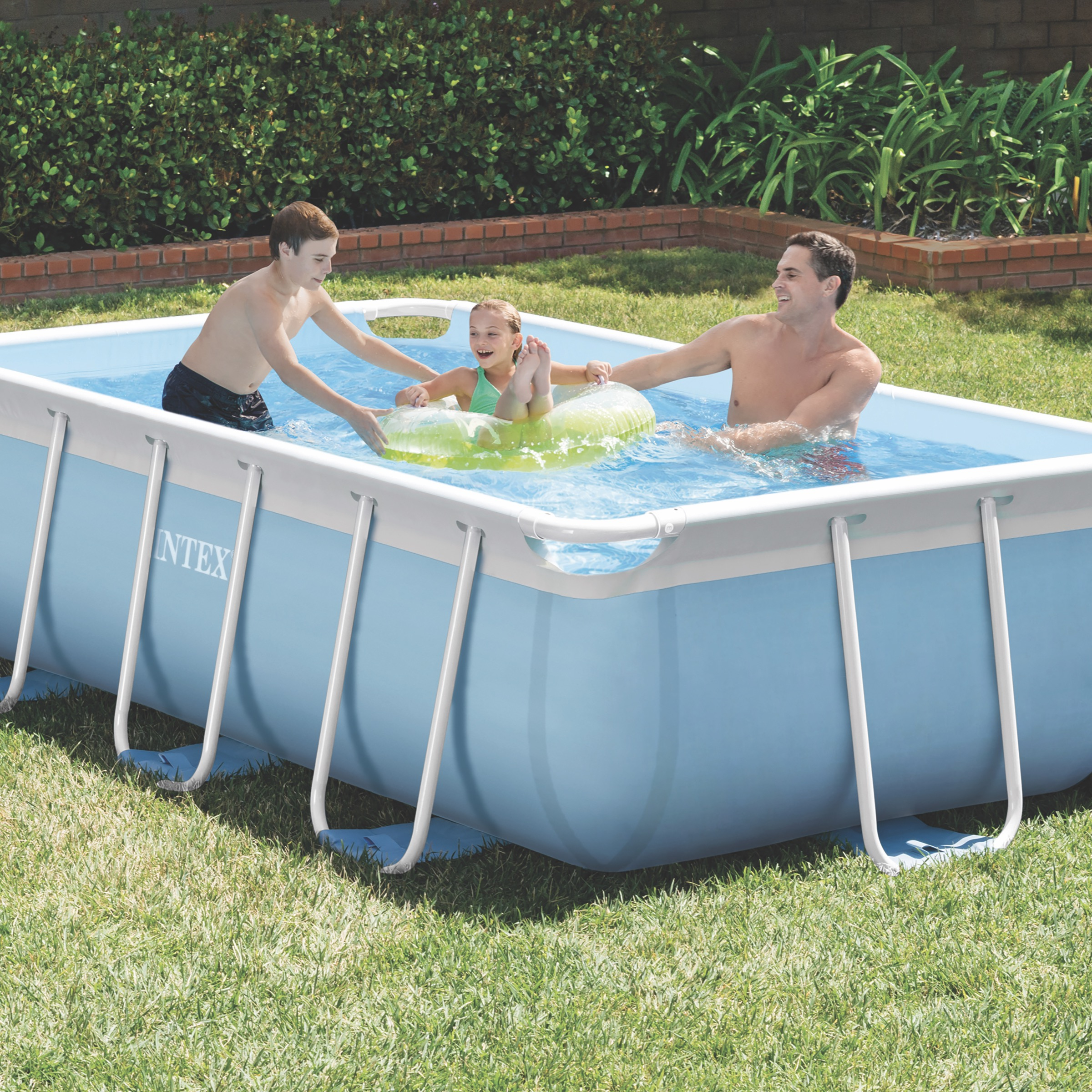 Above Ground Pools Pool Accessories Portable Intex Swimming Pool inside measurements 2400 X 2400