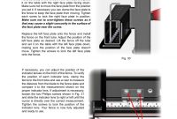 Adjusting Your T Glide Fence System Sawstop T Glide Fence System regarding dimensions 954 X 1235