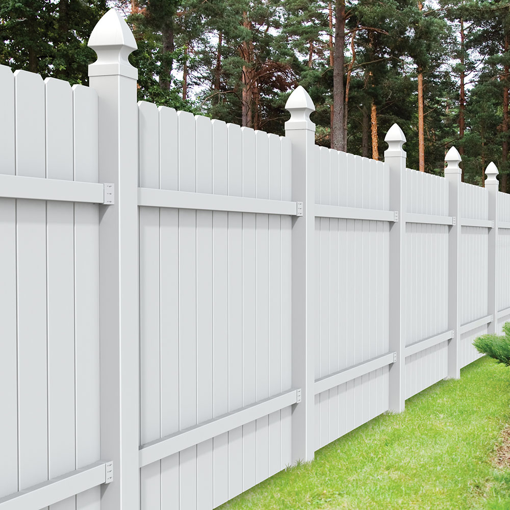 All American Dogear 6x6 Vinyl Fence Panel Vinyl Fence Freedom intended for size 1000 X 1000