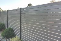 Aluminium Horizontal Slat Fencing Fences Design with dimensions 2986 X 1674