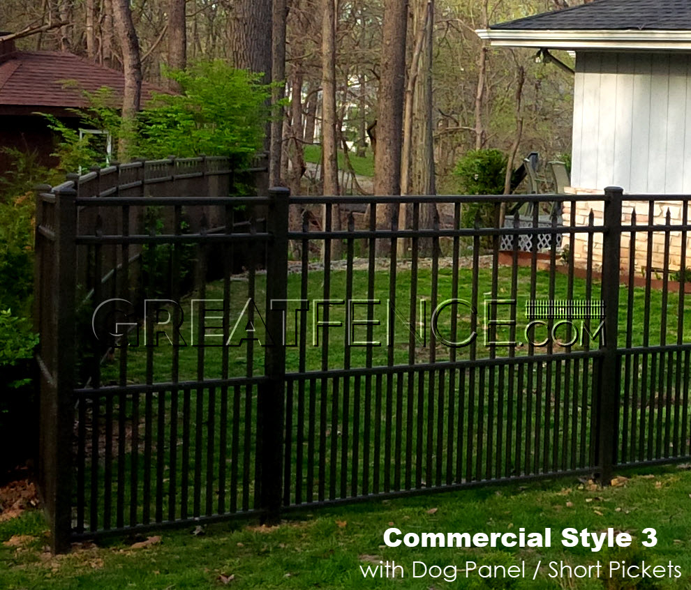 Aluminum Dog Fence Panels Greatfence with regard to sizing 990 X 846