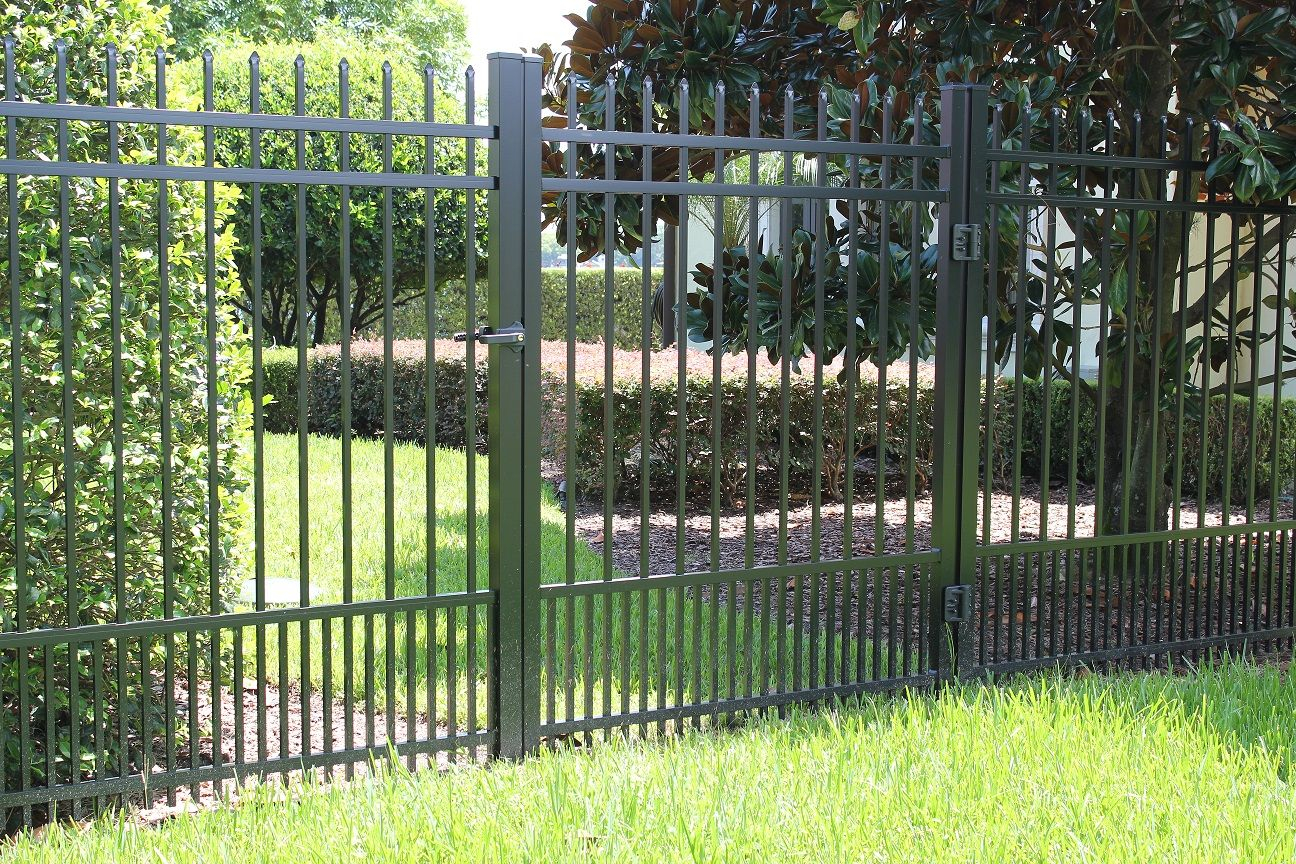 Aluminum Fencing Panel For Pet Containment From Httpwwwfence intended for size 1296 X 864