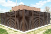 American Fence Company Introduces Palm Shield Aluminum Louvered throughout size 4288 X 3216