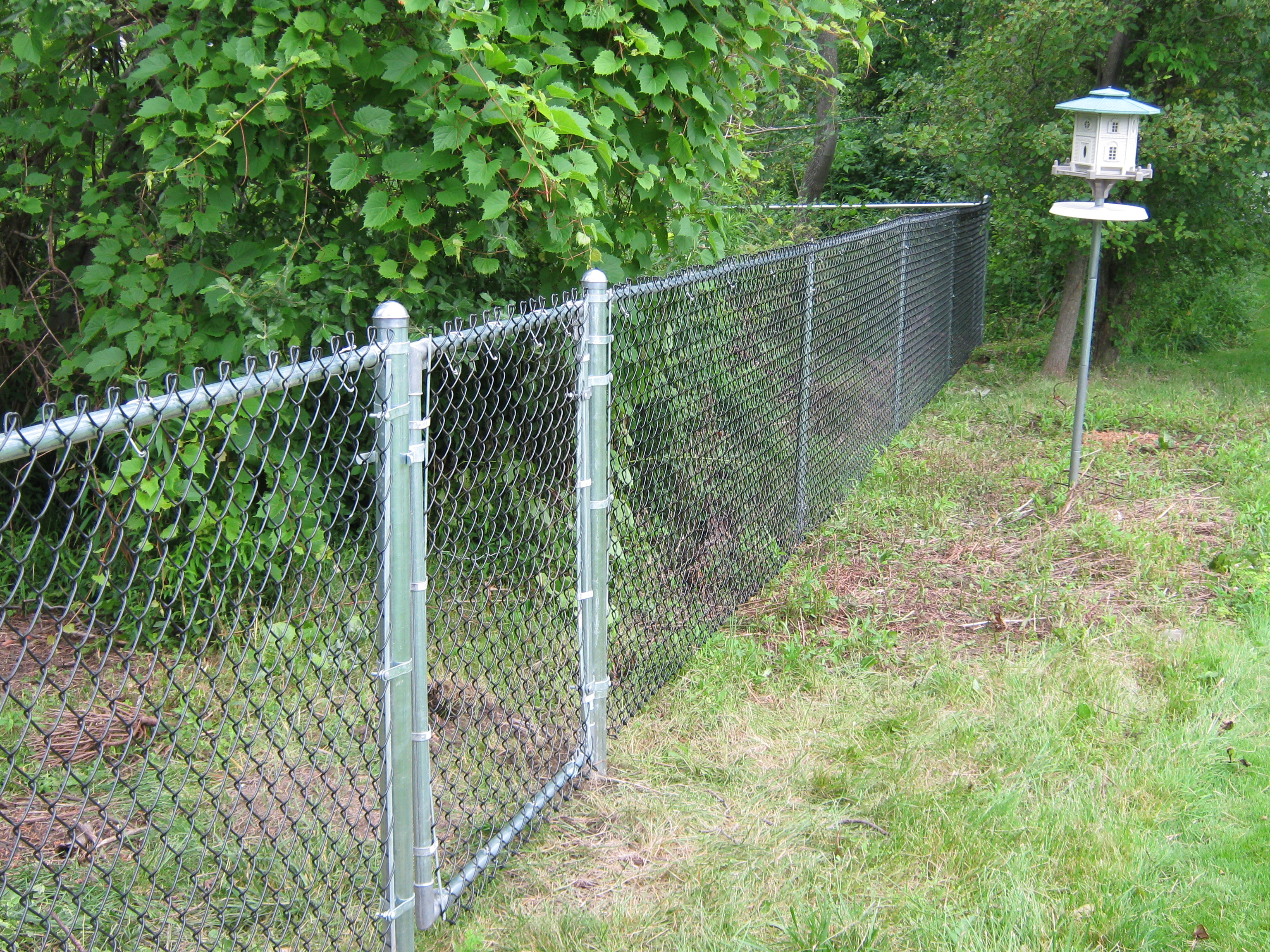 Awesome Chain Link Fence Post Redesigns Your Home With More within dimensions 3072 X 2304