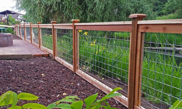 Wood Frame Wire Fence Panels • Fence Ideas Site