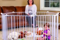 Ba Pet Dog Wide Metal Safety Gate Indoor Outdoor Child Playpen pertaining to measurements 842 X 1000