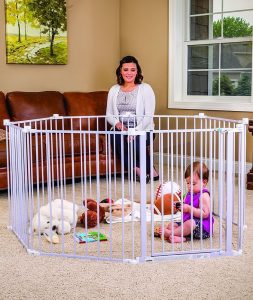 Ba Pet Dog Wide Metal Safety Gate Indoor Outdoor Child Playpen within proportions 842 X 1000