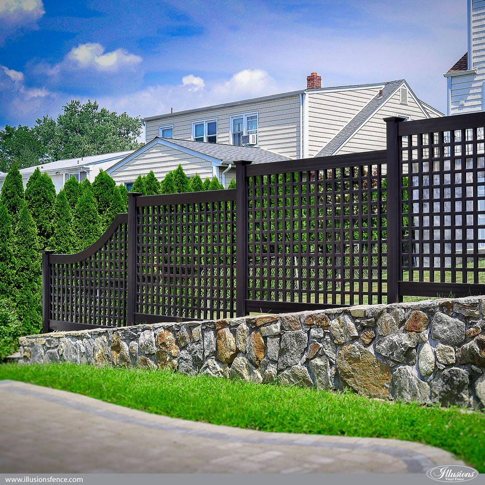 Backyard Black Vinyl Fence Peiranos Fences Remove Black Vinyl pertaining to size 1000 X 1000