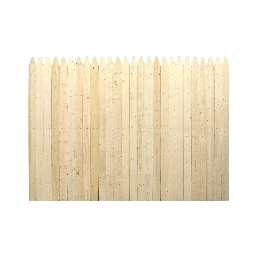 Barrette 6 Ft H X 8 Ft W 4 In Moulded Stockade Fence Panel pertaining to proportions 1000 X 1000