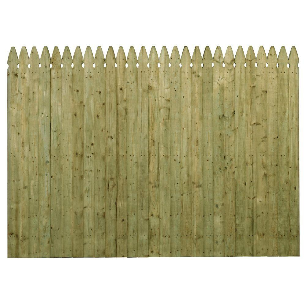 Barrette 6 Ft H X 8 Ft W Pressure Treated 4 In French Gothic in size 1000 X 1000