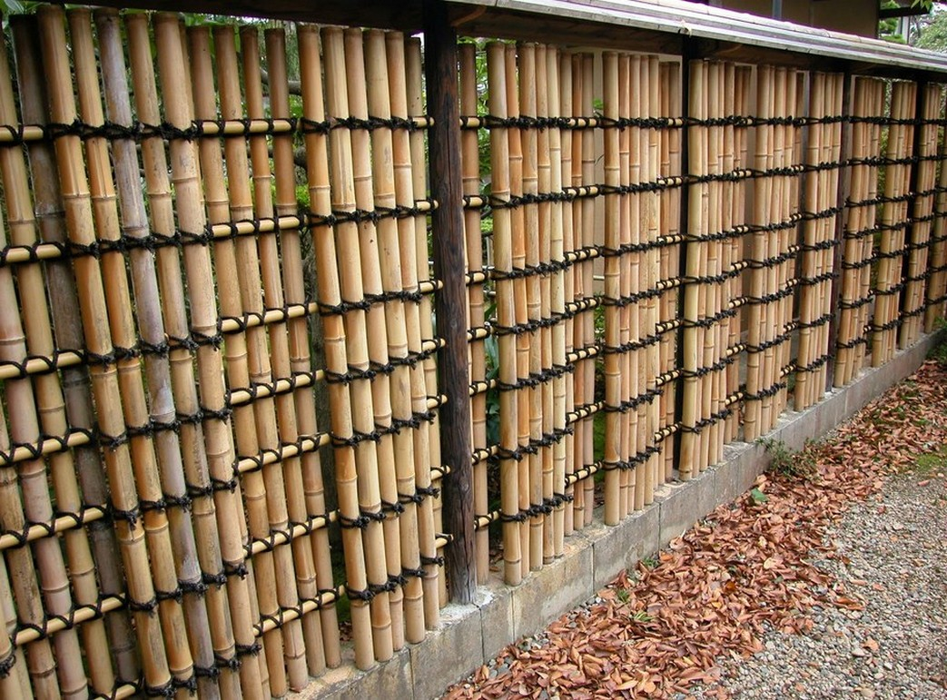 Beautiful Japanese Bamboo Fence Panels with regard to dimensions 1043 X 771