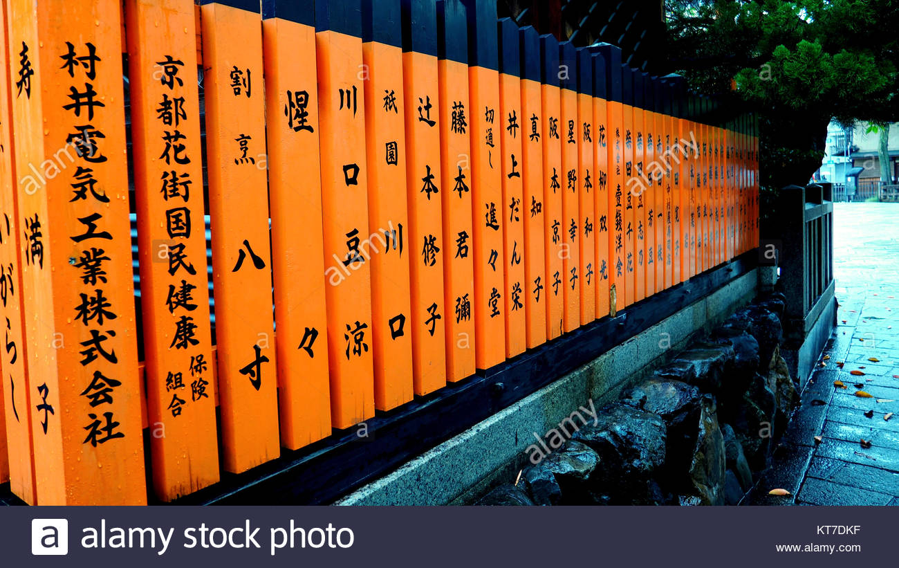 Beautiful Japanese Word Fence Olympus Digital Camera Stock Photo intended for sizing 1300 X 821