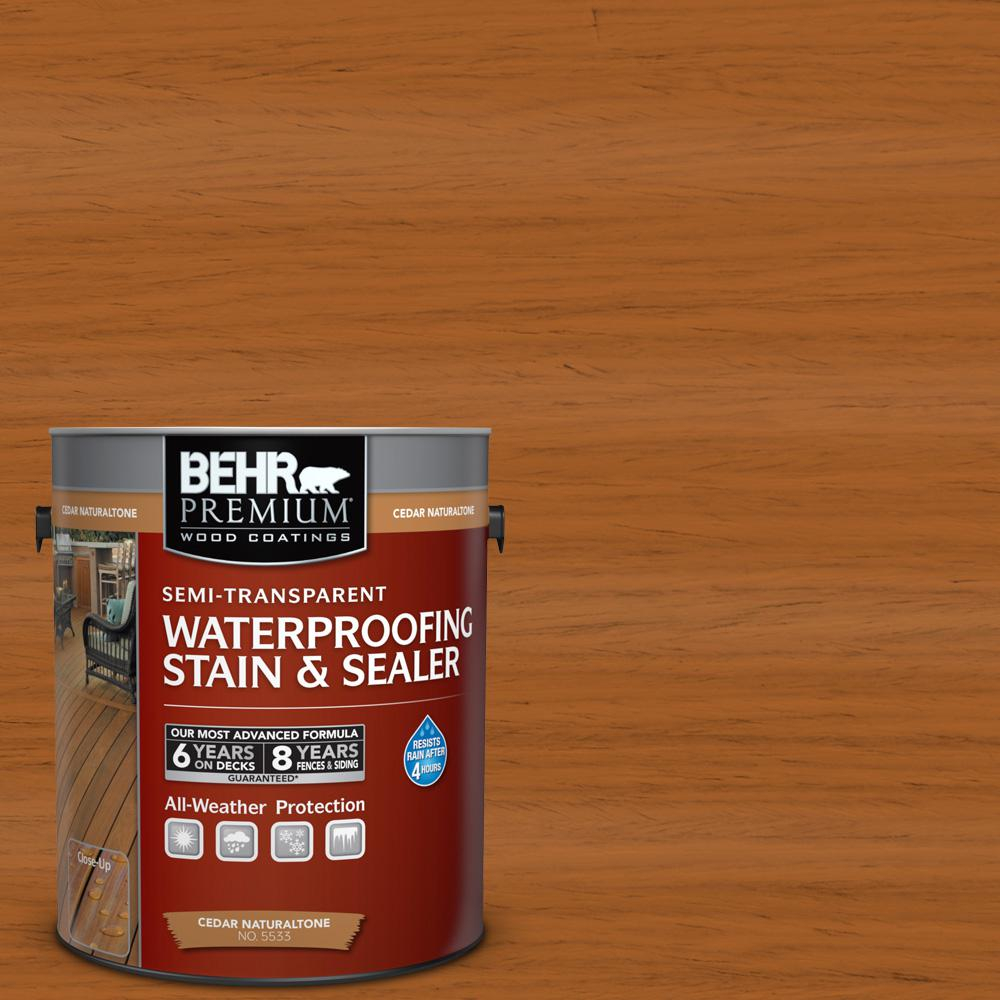 Behr Premium 1 Gal St 533 Cedar Naturaltone Semi Transparent for measurements 1000 X 1000