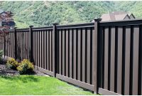 Black Composite Privacy Fence Wood Composite Privacy Fence intended for size 1000 X 1000
