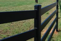 Black Vinyl Fence Black Vinyl Horse Fence Churlco pertaining to proportions 1672 X 1510