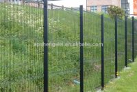 Black Welded Wire Fence Mesh Panelbackyard Metal Fencecheap Yard regarding sizing 1000 X 1000