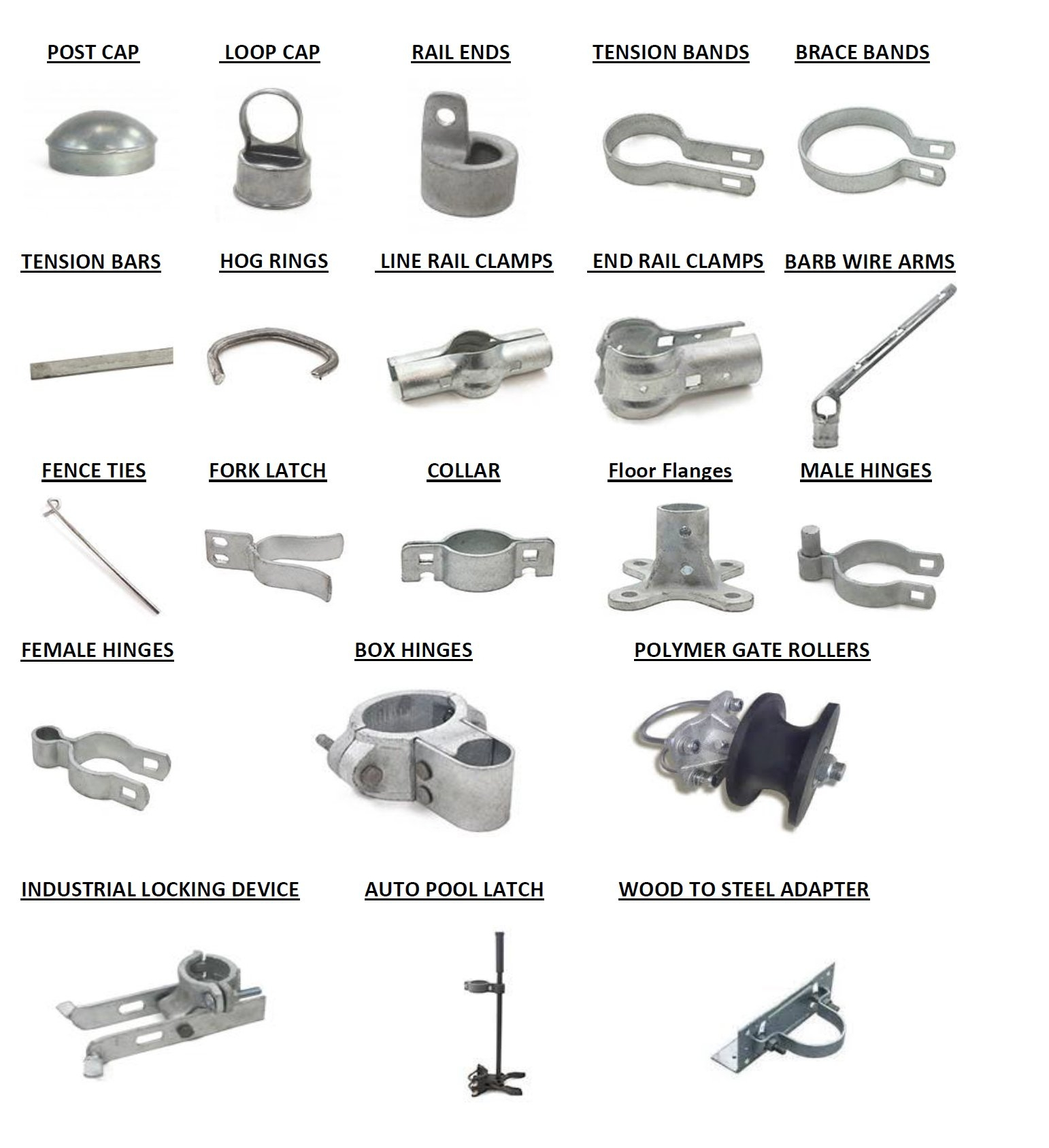 C Misc Chain Link Fence Products Fittings Product Categories throughout size 1542 X 1688