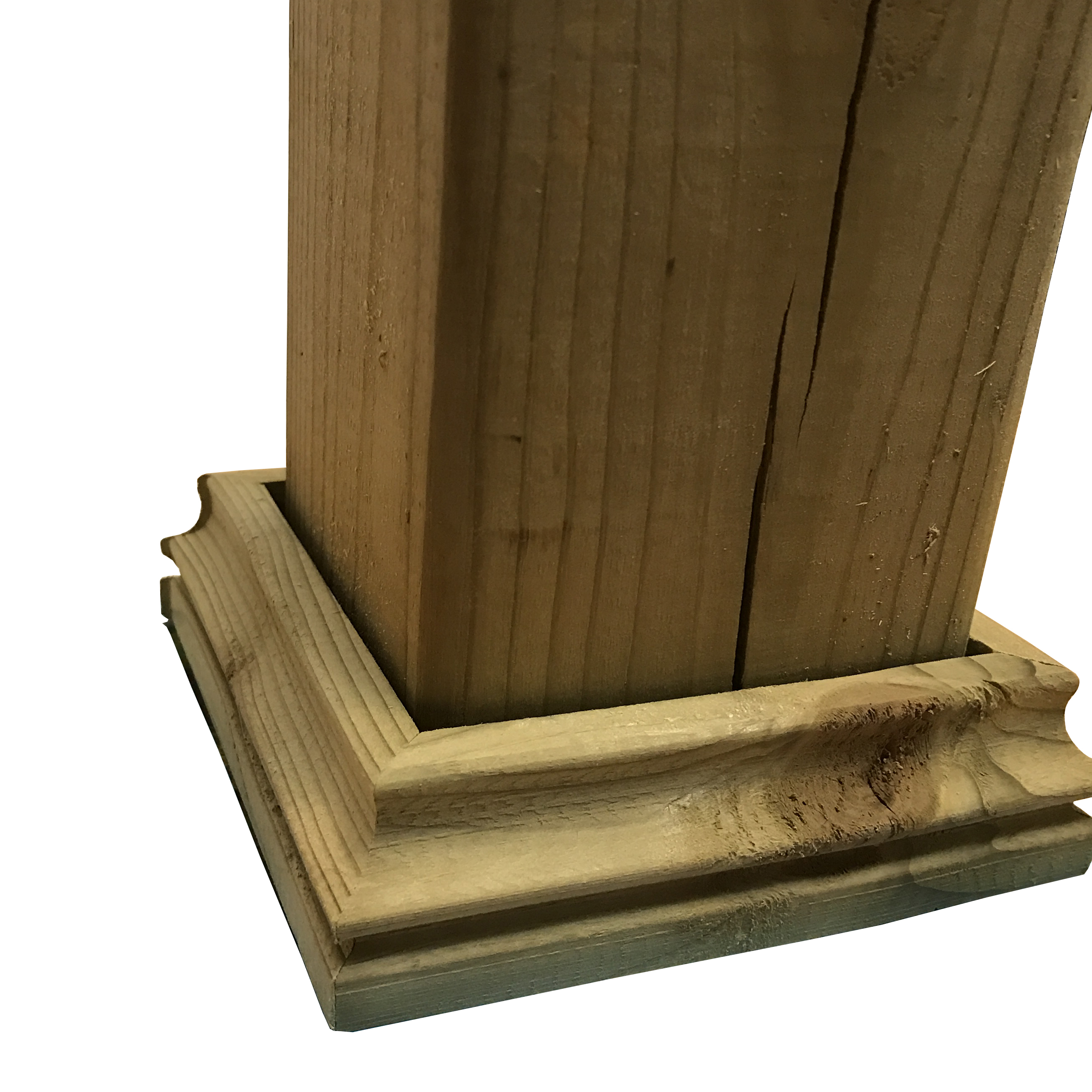 Cambium Pressure Treated Wood Decorative Post Base For Fence And within measurements 2604 X 2604