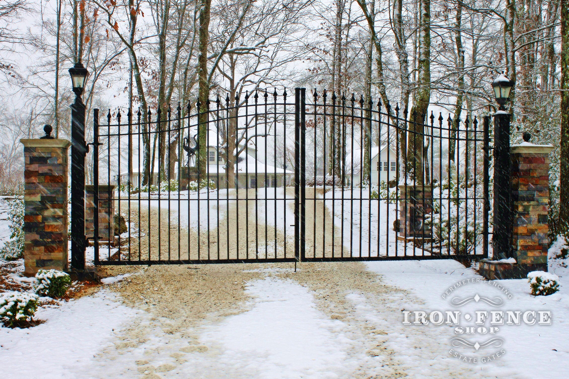 Can I Install An Iron Or Aluminum Fence In The Winter Iron Fence throughout size 1130 X 754