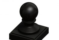 Cast Iron Post Cap Ball Style 4 X 4 with proportions 1053 X 1053