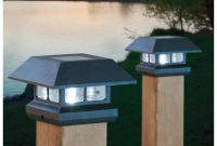 Castlecreek Solar Deck Post Cap Lights 2 Pack 233713 Solar pertaining to proportions 1154 X 1154