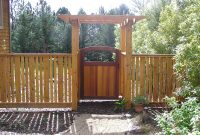 Cedar Fence Arbor And Gate Fine Homebuilding regarding measurements 1200 X 898