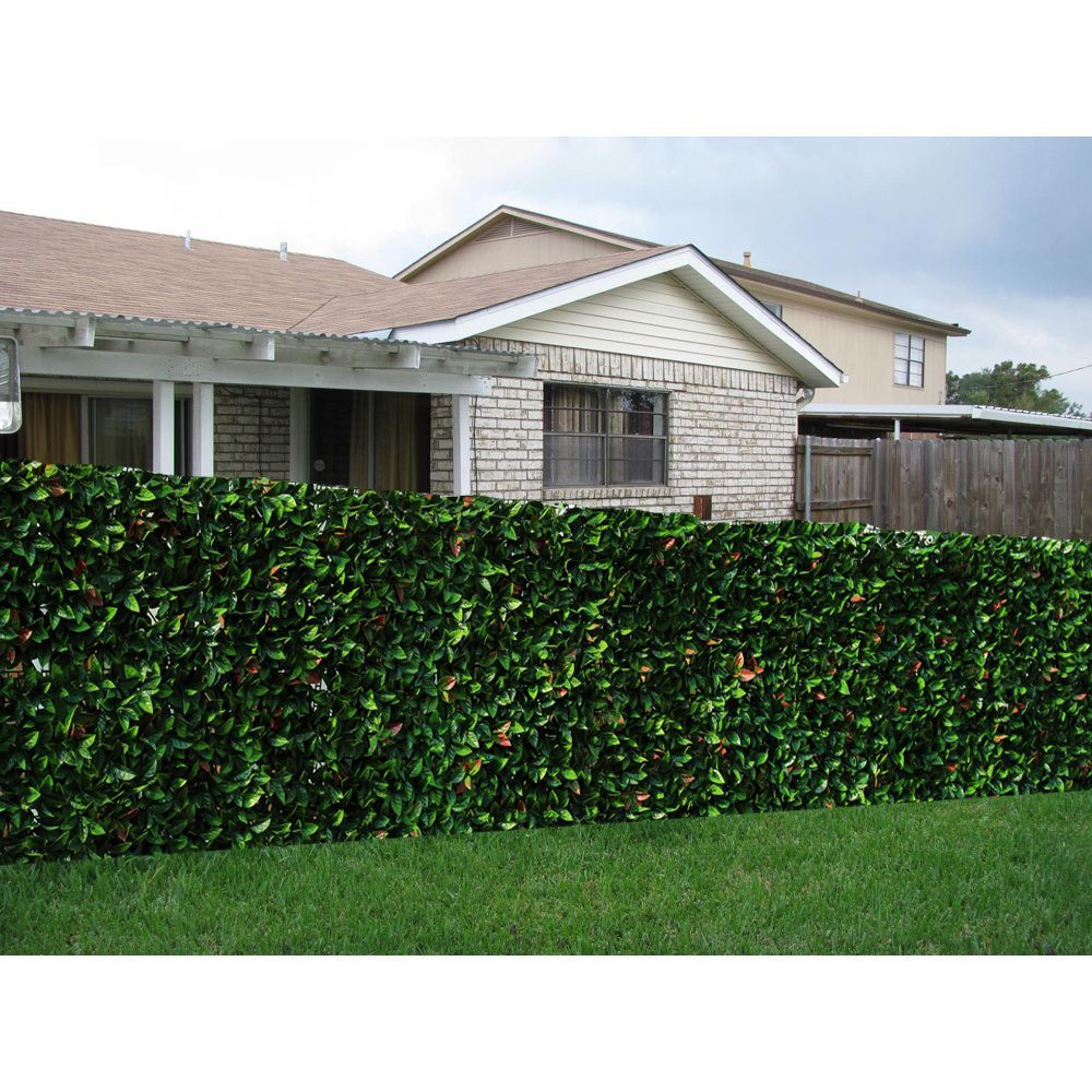 Century Outdoor Living Artificial Planes Hedge Fence Covering Red intended for proportions 1000 X 1000