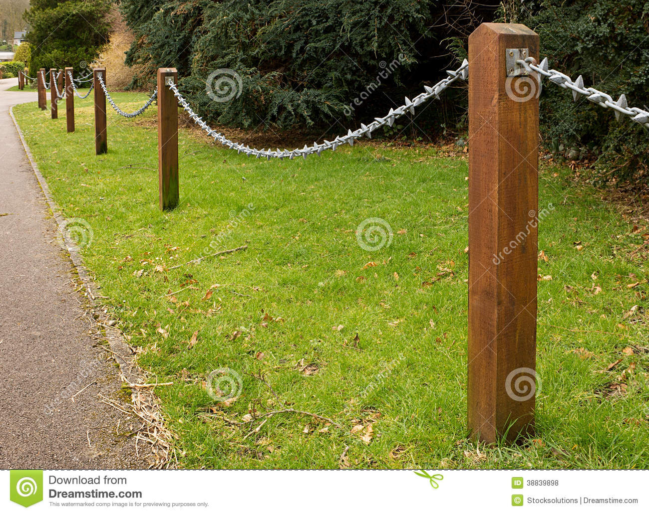 Chain Fencing Stock Photo Image Of Hook Ornate Galvanised 38839898 intended for proportions 1300 X 1031