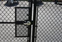 Chain Link Fence Gate Latch Hardware Fence Ideas Install Chain with regard to proportions 1072 X 756