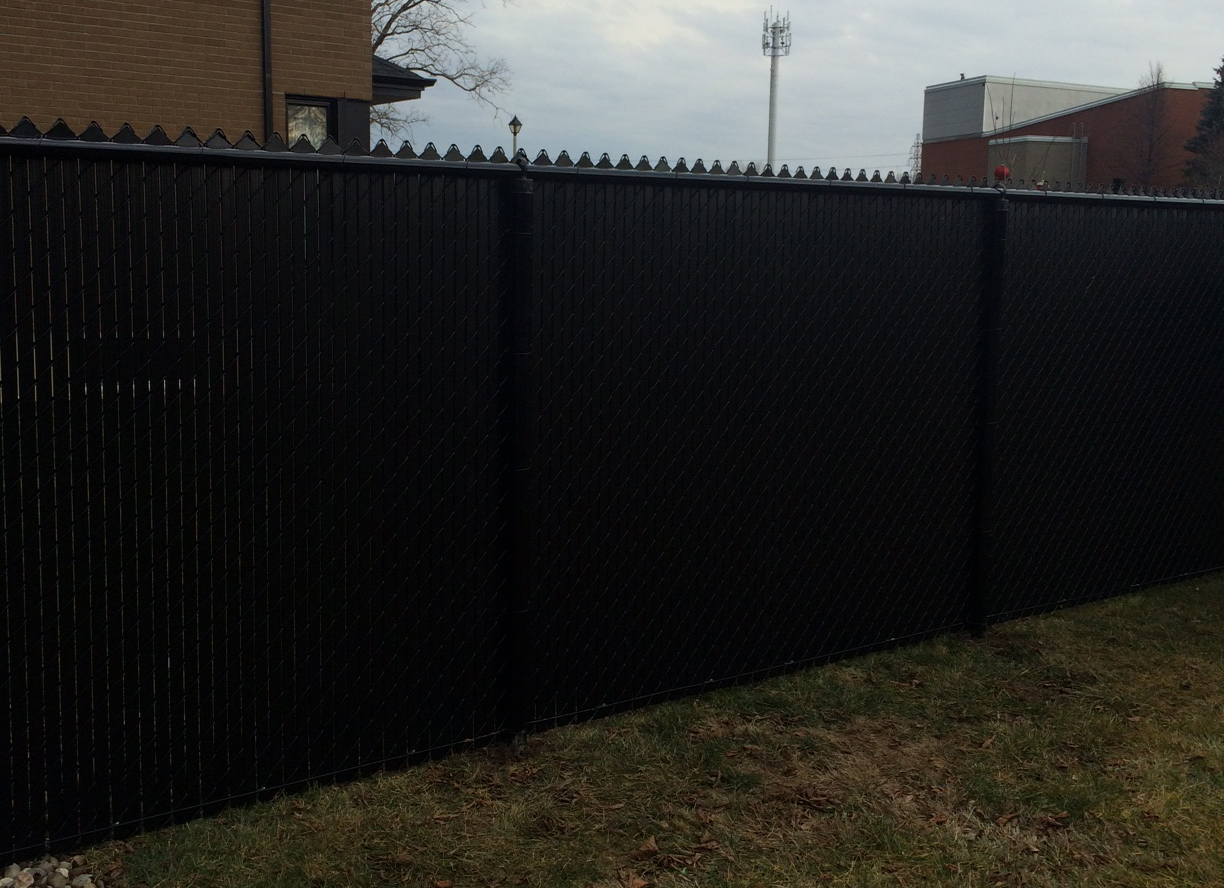 Chain Link Fence Privacy Slats Gates Fence Ideas Special Chain with proportions 1224 X 888