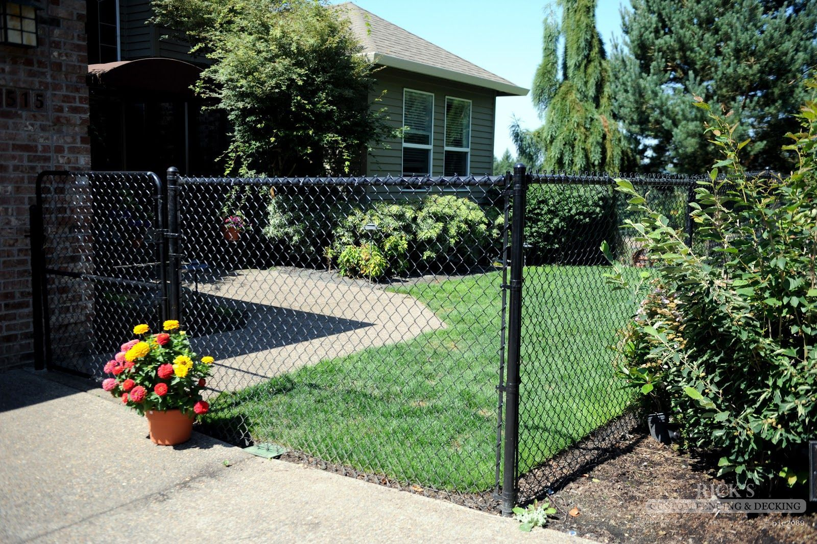 Chain Link Fencing Salt Lake City Kurb It Landscaping within measurements 1600 X 1065
